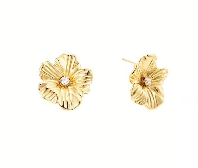 Daisy earring crystal