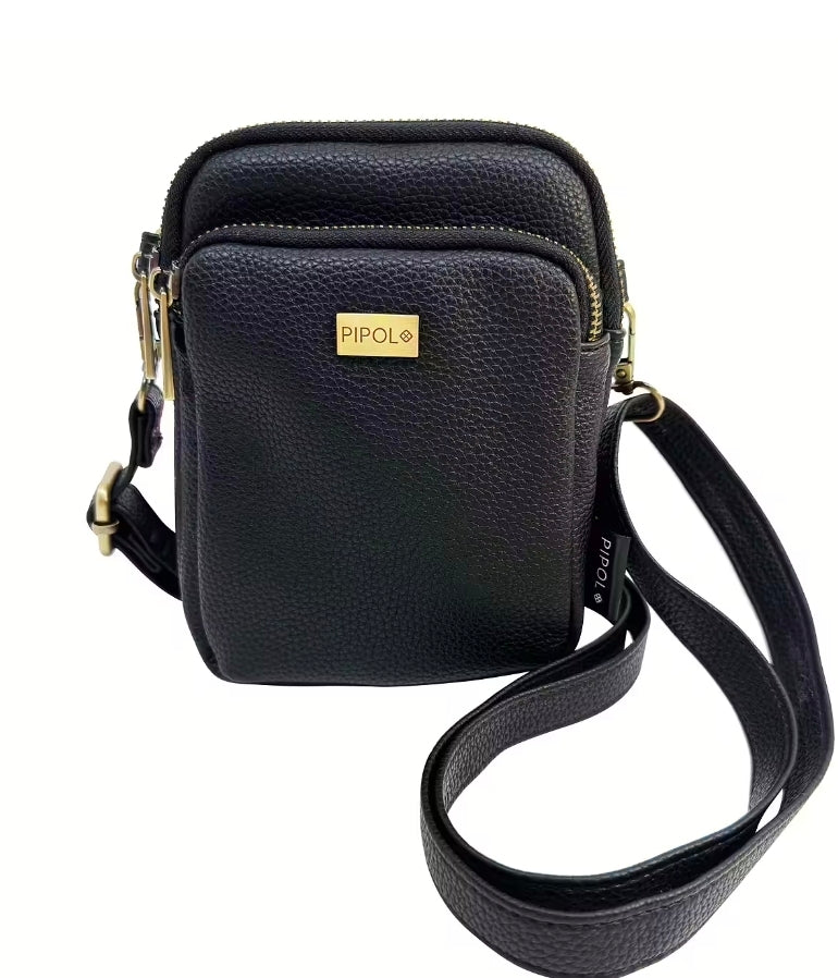 Mobilväska triple zip