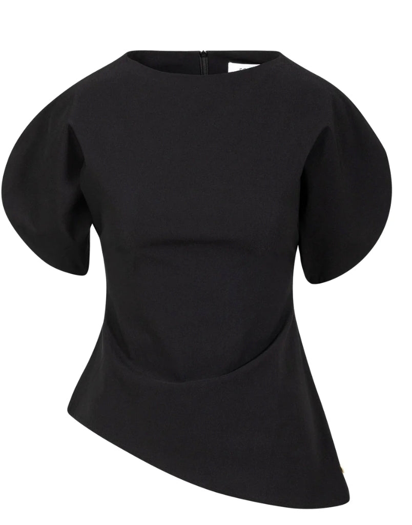 Asymmetrisk top med volymärm