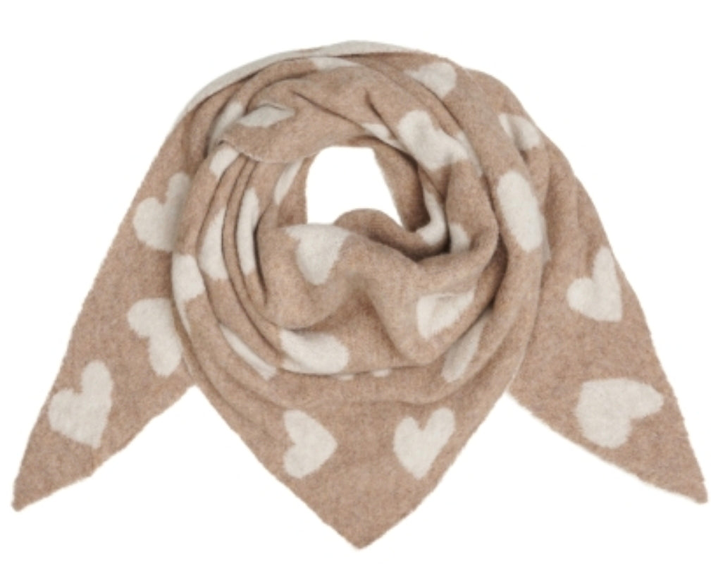 Scarf hearts