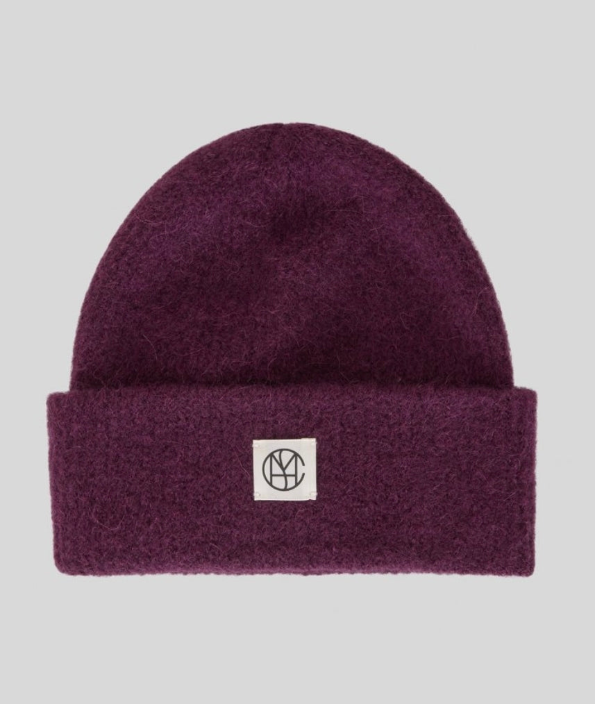 Purple beanie