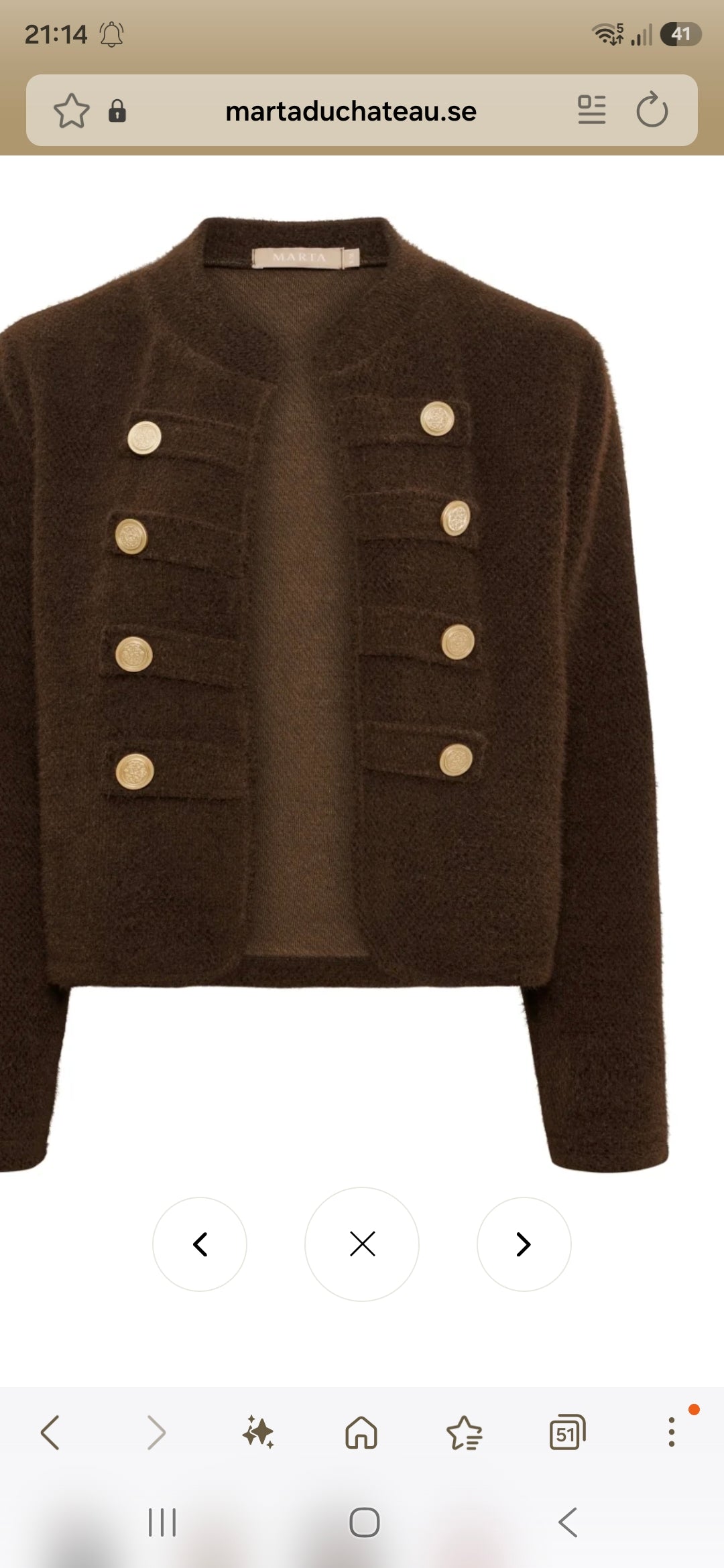 Marlow jacket black